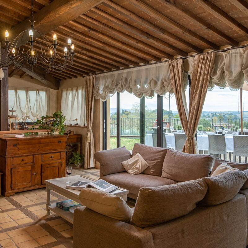 Villa L'elsa Beautiful Country Home With View: Autunno, Estate, Primavera, Soggiorno