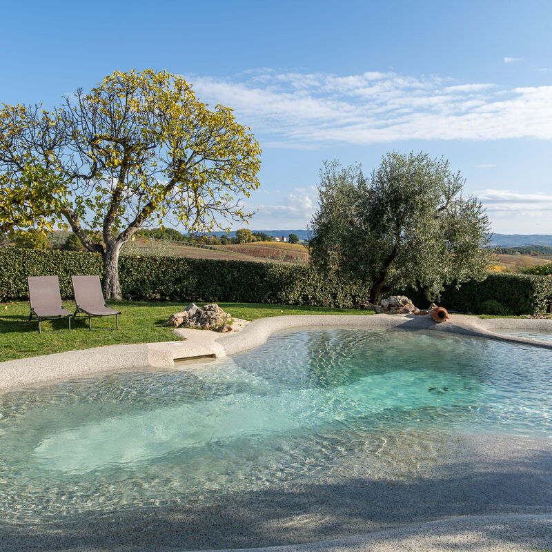 Villa L'elsa Beautiful Country Home With View: Autunno, Estate, Esterni, Giardino, Piscina, Primavera
