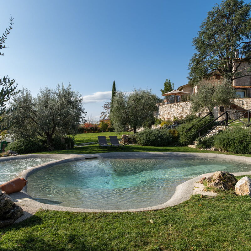 Villa L'elsa Beautiful Country Home With View: Autunno, Estate, Giardino, Piscina, Primavera