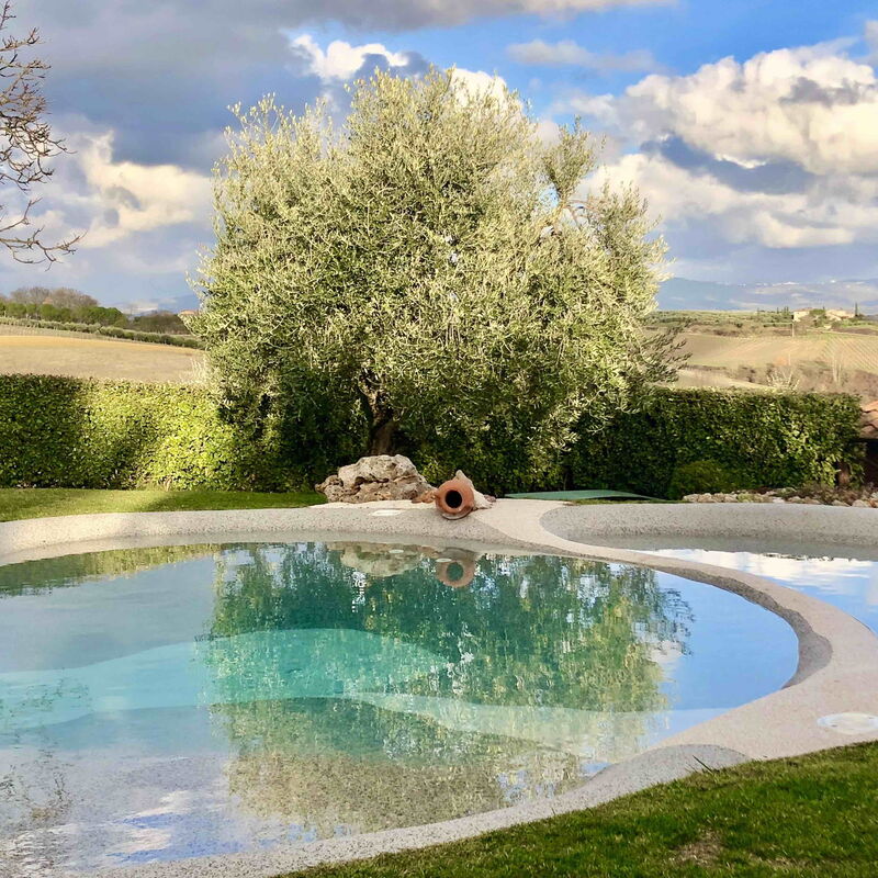 Villa Elsa di Bibbiano Pool, Sauna and View