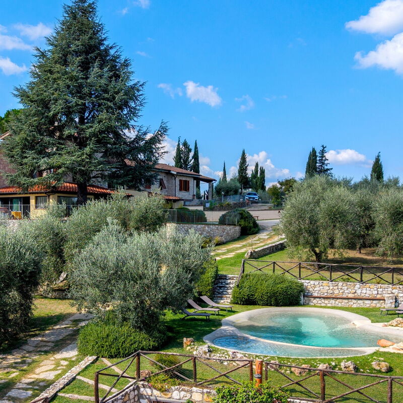 Villa Elsa di Bibbiano Pool, Sauna and View