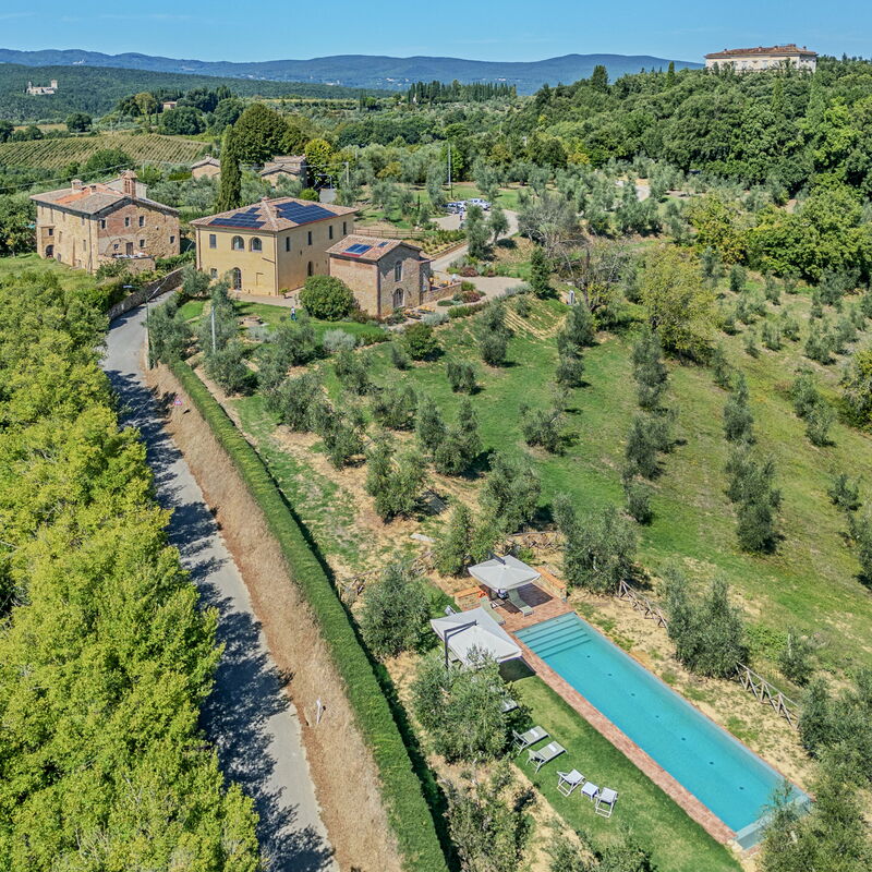 Villa del Mangia, 5Panoramic Pool and Chef Service, 5 Min Drive from Siena Center