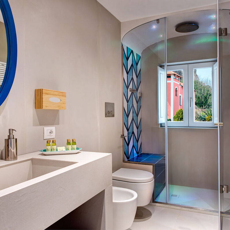 Sea Front with Panoramic View on the Napoli Gulf: Stunning Sunset on the Vesuvio