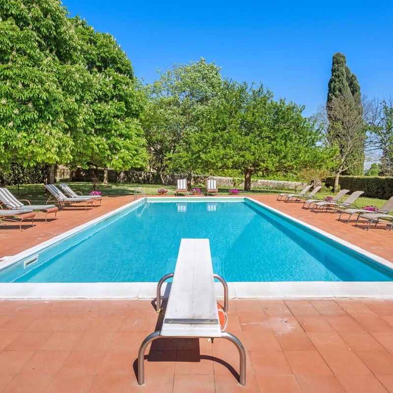 Medieval Castle Living: Vineyards, Swimming Pool & Rustic Tuscan Charm