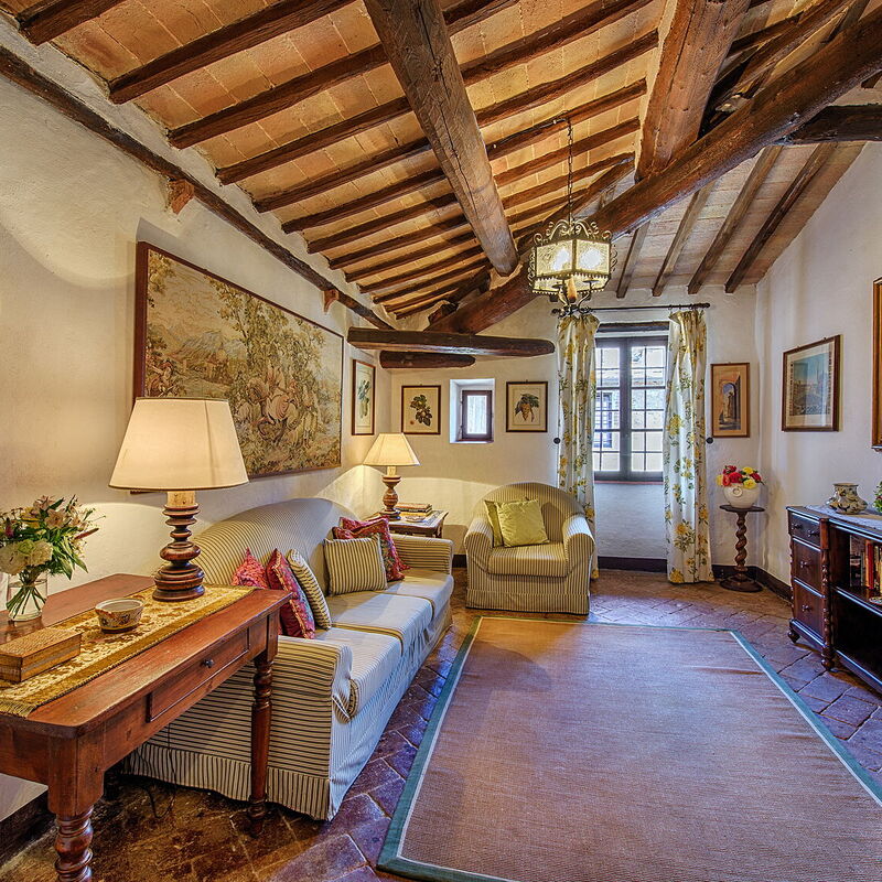 Medieval Castle Living: Vineyards, Swimming Pool & Rustic Tuscan Charm