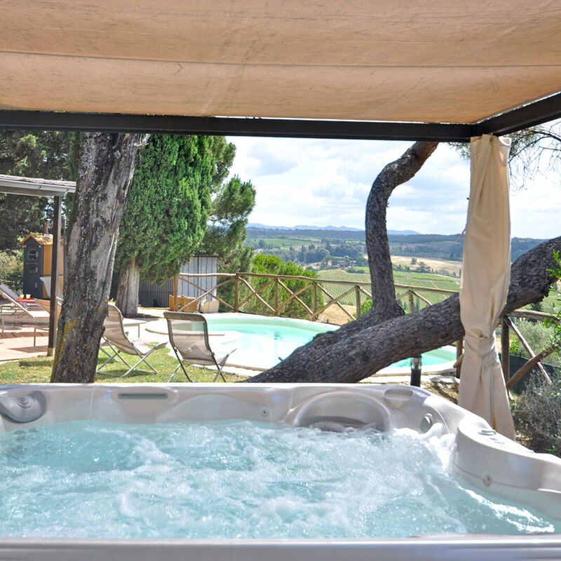 Capanna Al Lago: Autunno, Estate, Giardino, Idromassaggio, Inverno, Primavera, Vista Panoramica