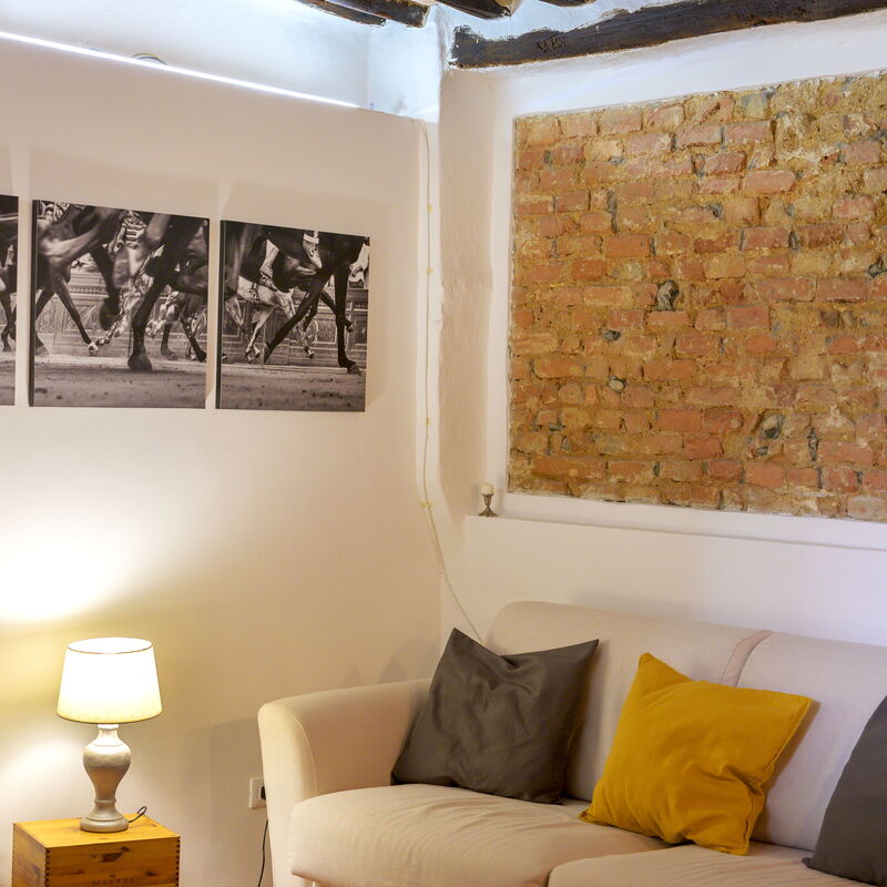 The Silent Courtyard Retreat: Spacious 2-Bedroom Sanctuary Steps from Piazza del Campo